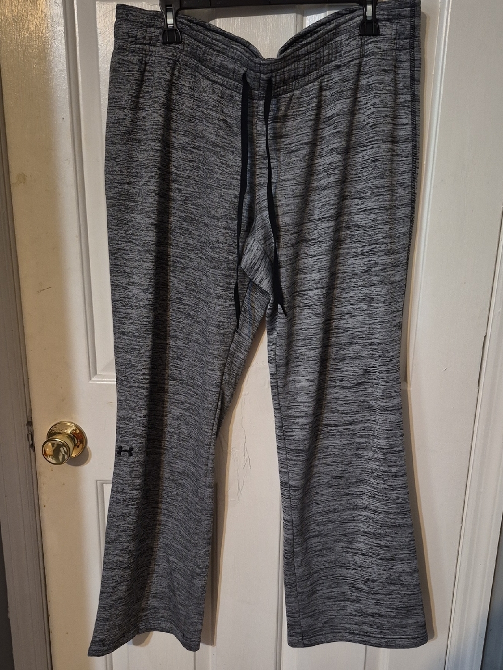 Under Armour Heather Gray Space-Dye Cold Gear Vintage Drawstring Lounge Pants